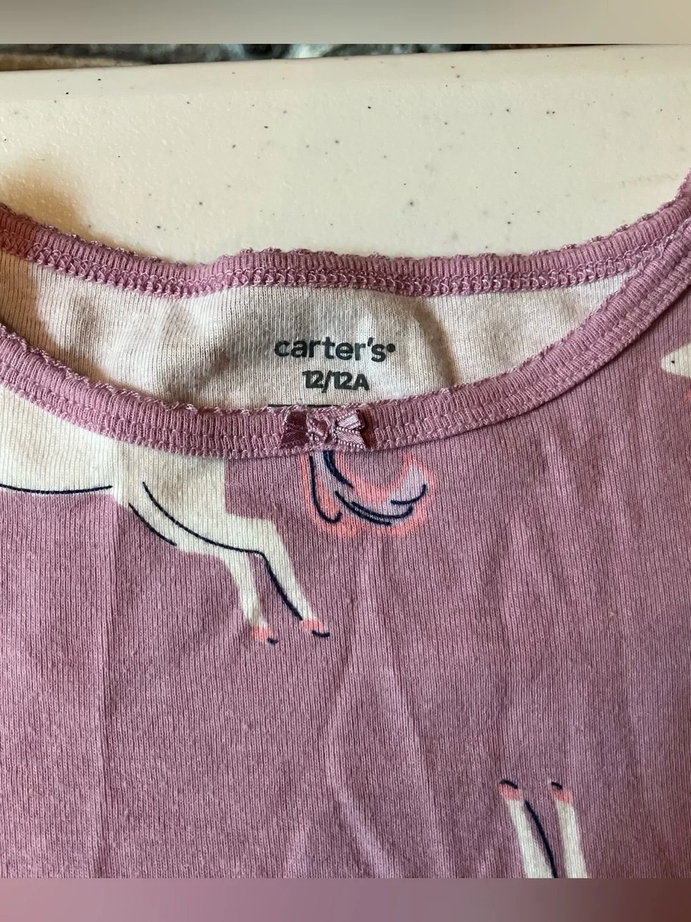 Lot of 14 Pieces Girls Size 12 Carter's Pajama Sets